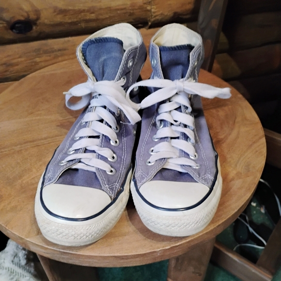 Converse Chuck Taylor All Star Blue Classic Shoes Sneakers M6 5 W8.5 - Picture 2 of 9